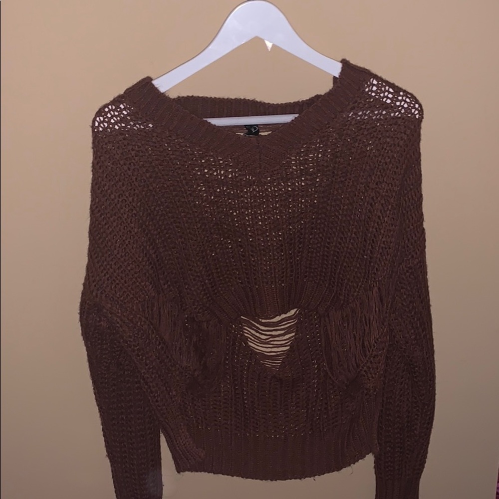 Rusty orange sweater